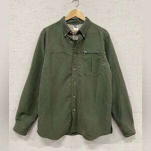 The North Face Button Down Shirt, Size M, 65% Modal/35% Polyester